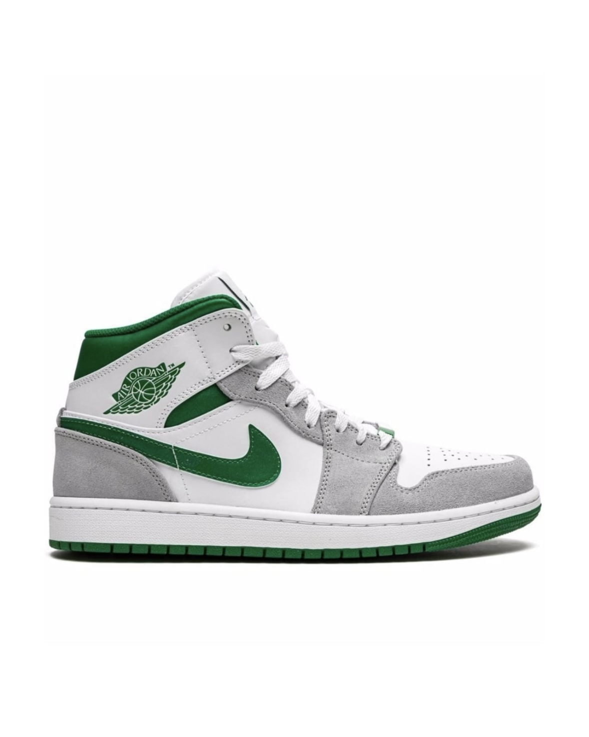 Air Jordan 1 Mid SE Grey/Pine Green