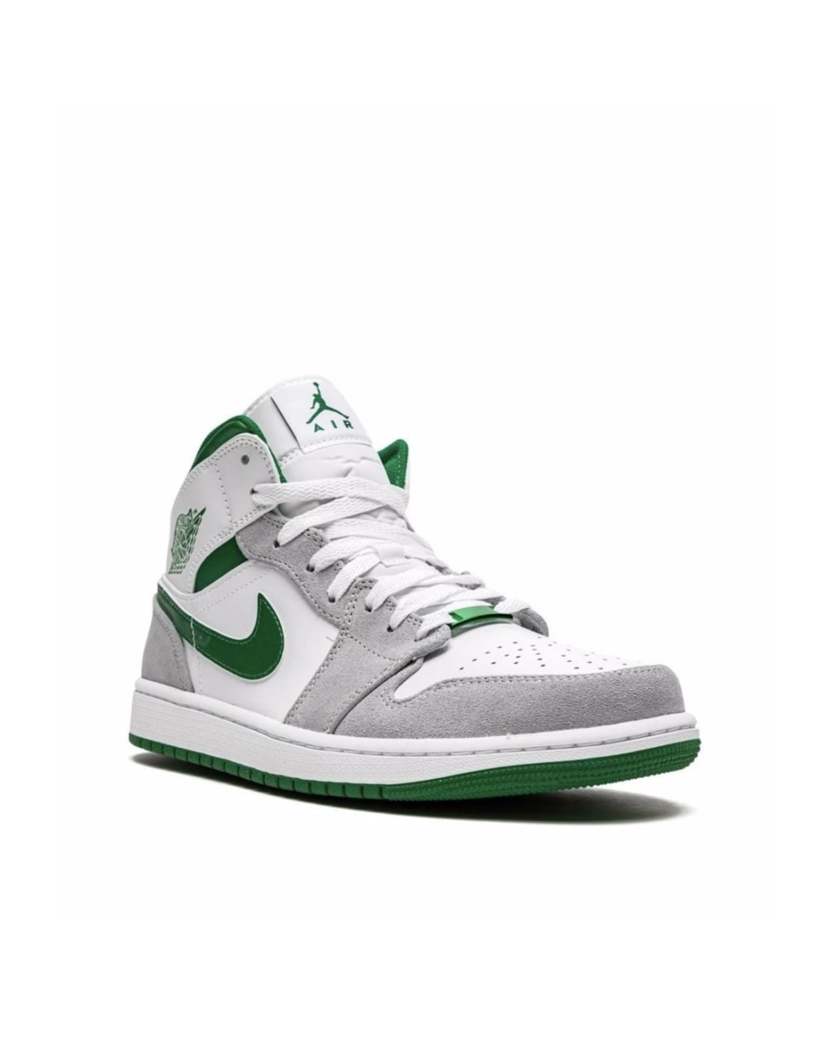 Air Jordan 1 Mid SE Grey/Pine Green