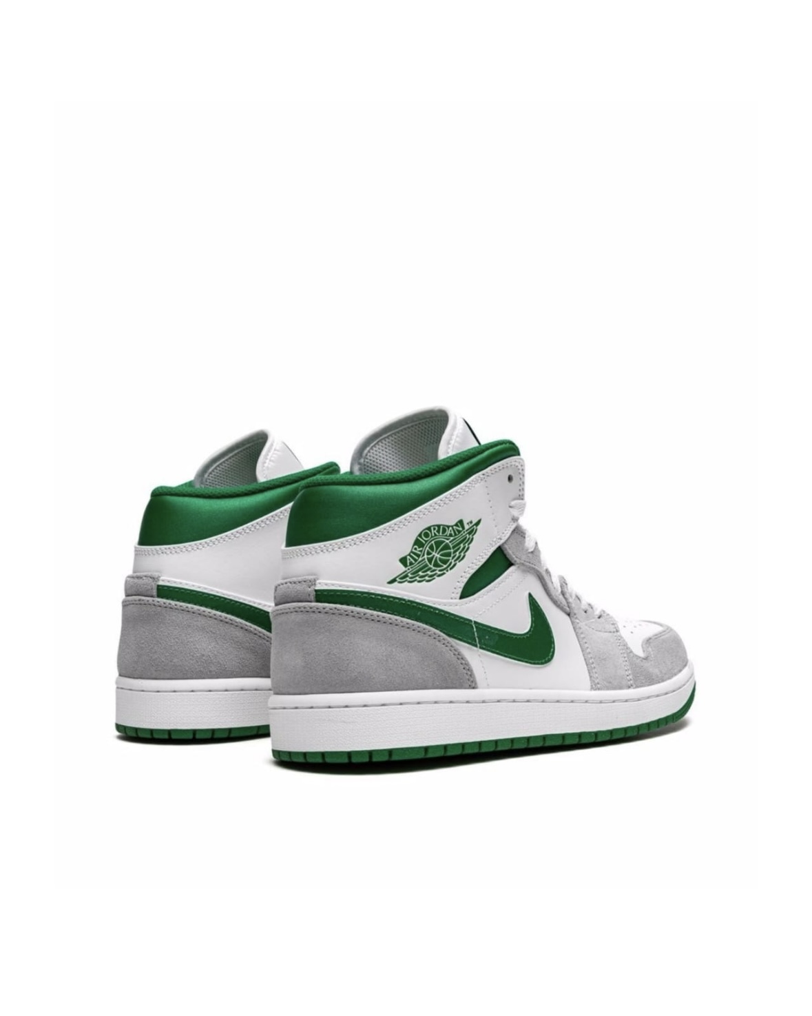 Air Jordan 1 Mid SE Grey/Pine Green