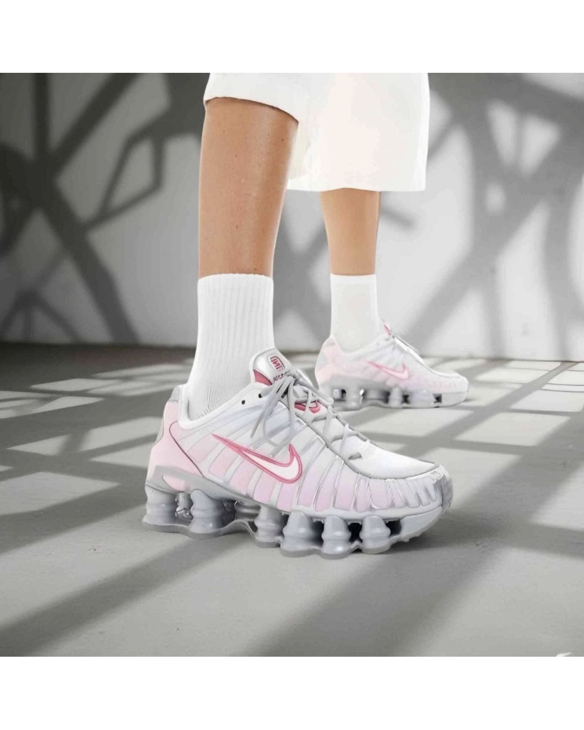 Nike Shox White/Pink